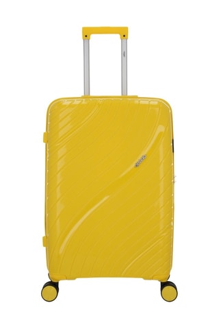Valise cabine et valise semaine Lyra (XS/M)  -  51/65 cm - Jaune et argenté