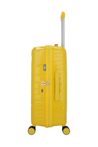 Valise cabine et valise semaine Lyra (XS/M)  -  51/65 cm - Jaune et argenté
