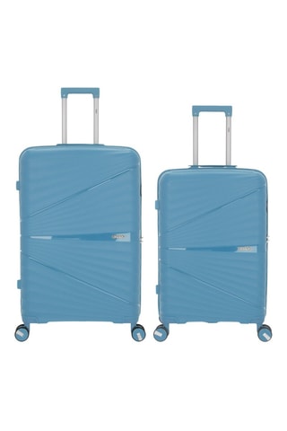 Valise semaine et valise grand volume Vela (M/L)  -  65/75 cm - Bleu clair