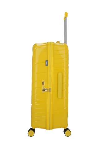 Valise cabine et valise grand volume Lyra (S/L)  -  55/75 cm - Jaune et argenté