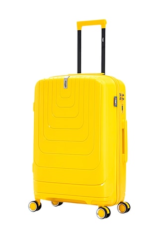 Weekendtrolley Galina (M) - 65 cm - Geel