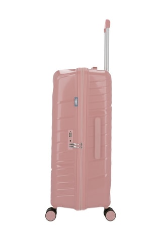 Grote Trolley Lyra (L) -  75 cm - Roze en zilverkleurig