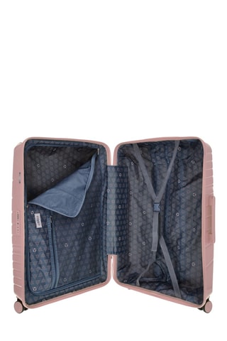 Grote Trolley Lyra (L) -  75 cm - Roze en zilverkleurig