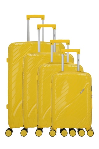 Set van 4 Trolleys Lyra (XS/S/M/L) -  51/55/65/75 cm - Geel