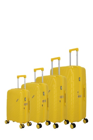 Set van 4 Trolleys Lyra (XS/S/M/L) -  51/55/65/75 cm - Geel