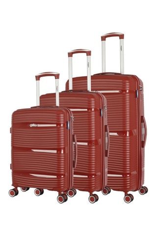 Set van 3 Trolleys Centaure (S/M/L) - 55/65/75 cm - Bordeauxrood