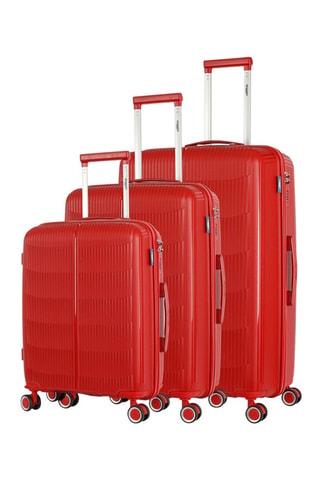 Set van 3 Trolleys Andromède (S/M/L) -  56 / 65 / 75 cm - Rood