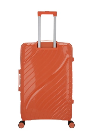 Grote Trolley Lyra (L) -  75 cm - Oranje en zilverkleurig
