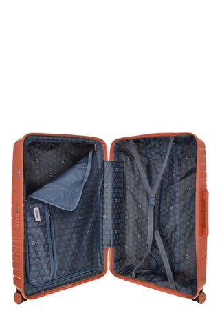 Grote Trolley Lyra (L) -  75 cm - Oranje en zilverkleurig