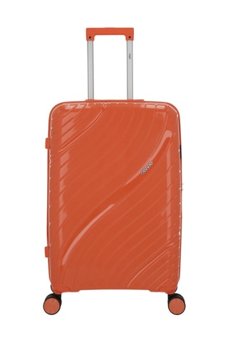 Valise cabine et valise semaine Lyra (XS/M)  -  51/65 cm - Orange et argenté