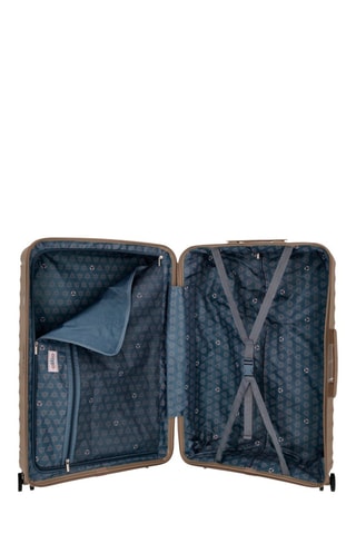 Set van 2 Trolleys en Beautycase Vela (M/L/W) -  65 / 75 / 35 cm - Taupe