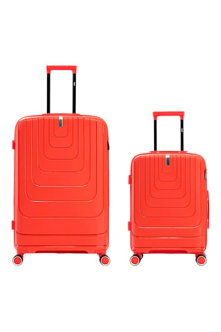 Handbagagetrolley en Grote Trolley Aquila (S/L) - 55,5/74,5 cm - Oranje