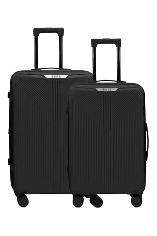 Valise semaine et valise grand volume Eridan (M/L) - 65/75 cm - Noir