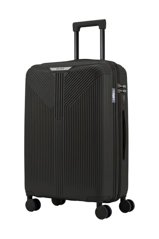Valise semaine et valise grand volume Eridan (M/L) - 65/75 cm - Noir