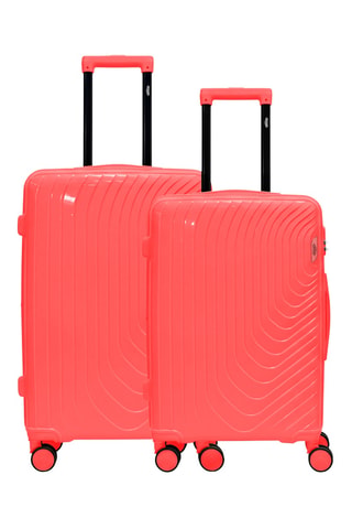 Valise semaine et valise grand volume Hydra (M/L) - 65/75 cm - Rose foncé