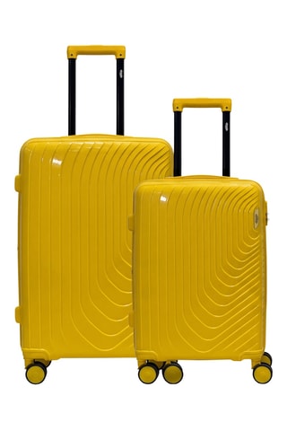Valise cabine et valise grand volume Hydra (S/L) - 55/75 cm - Jaune