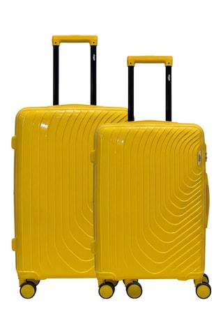 Valise semaine et valise grand volume Hydra (M/L) - 65/75 cm - Jaune