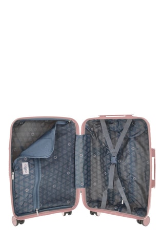 Handbagagetrolley Lyra (S)  -  55 cm - Roze