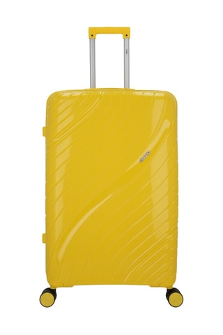 Set van 3 Trolleys Lyra (XS/S/L) -  51 / 55 / 75 cm - Geel en zilverkleurig