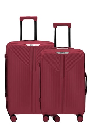 Valise semaine et valise grand volume Eridan (M/L) - 65/75 cm - Bordeaux
