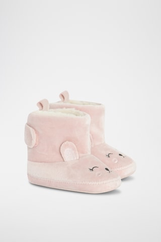 Chaussons fourrés - Rose