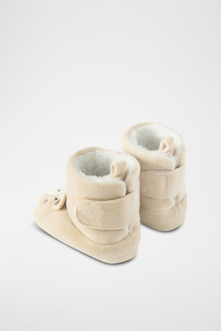 Chaussons fourrés - Beige