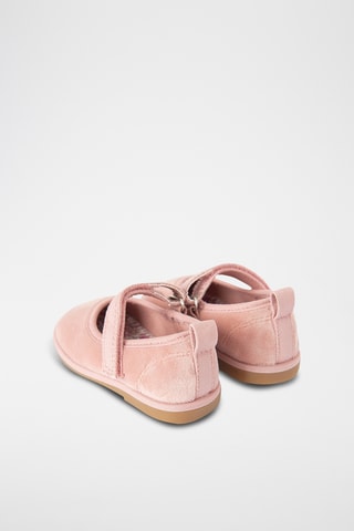 Ballerines en velours - Rose
