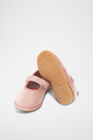 Ballerines en velours - Rose