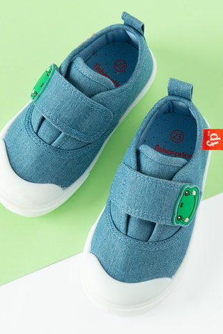 Baskets en jean - Bleu clair