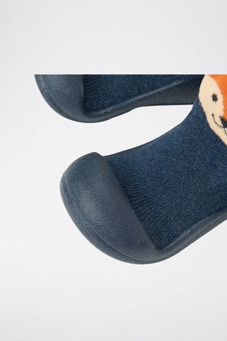 Baskets-chaussettes - Bleu marine