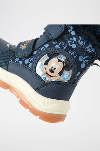 Baskets montates fourrées Mickey Disney - Bleu marine