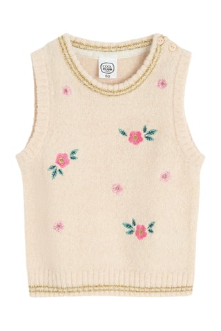 Pull sans manches - Beige