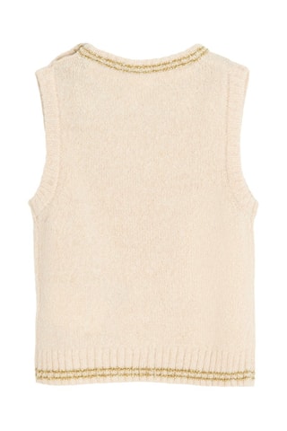 Pull sans manches - Beige
