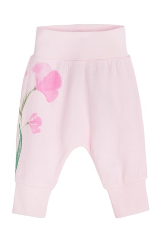 2 pantalons - Rose poudré et blanc
