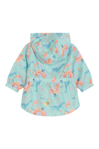 Parka à capuche - Turquoise