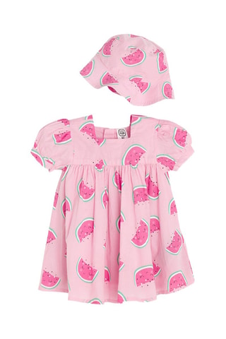 Robe et bob - Rose poudré