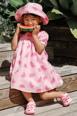 Robe et bob - Rose poudré