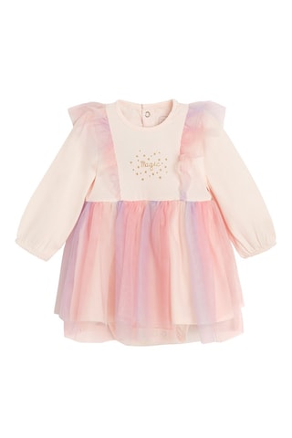 Robe et legging - Rose clair et violet