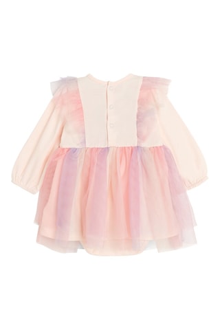 Robe et legging - Rose clair et violet