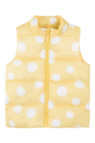 Doudoune sans manches - Jaune