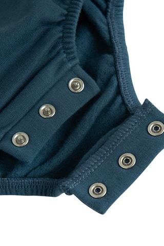 Body et pantalon - Bleu canard et gris foncé