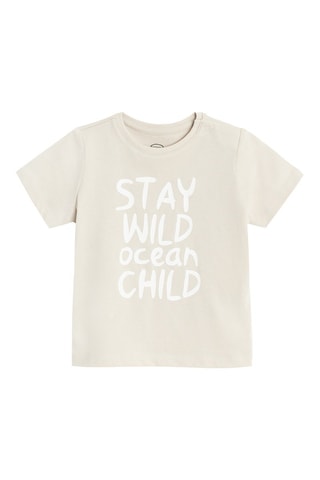 3 t-shirts - Camel et gris clair
