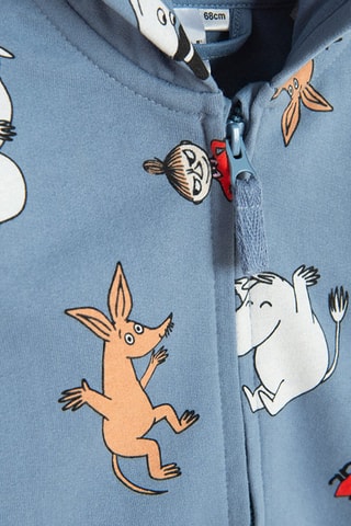 Sweat à capuche Moomin - Ciel