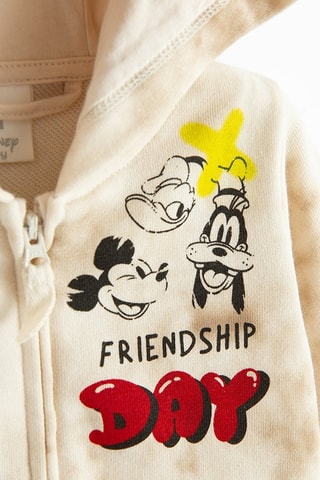 Sweat à capuche Mickey et ses amis Disney - Beige