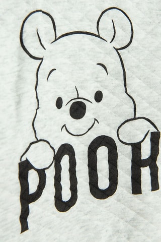 Sweat réversible Winnie l'Ourson Disney - Gris clair chiné
