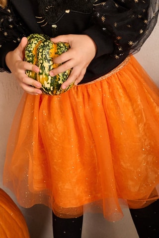 Jupe patineuse - Orange