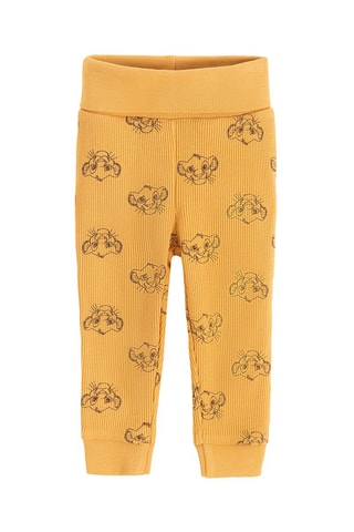 2 pantalons Le Roi Lion Disney - Jaune et blanc