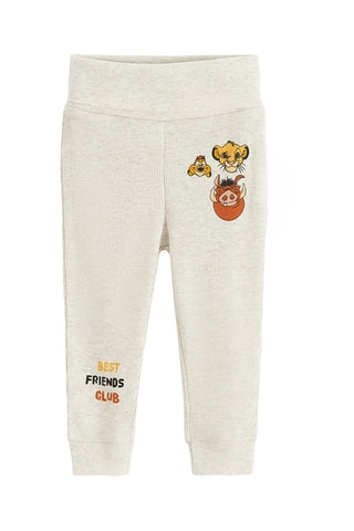 2 pantalons Le Roi Lion Disney - Jaune et blanc