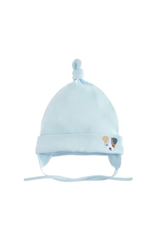 2 bonnets - Bleu et blanc