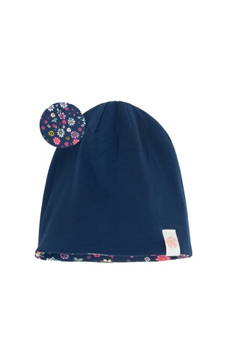 Bonnet réversible - Bleu marine